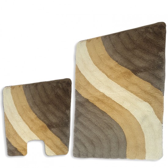 Covorase de Baie, Set 2, Crem River