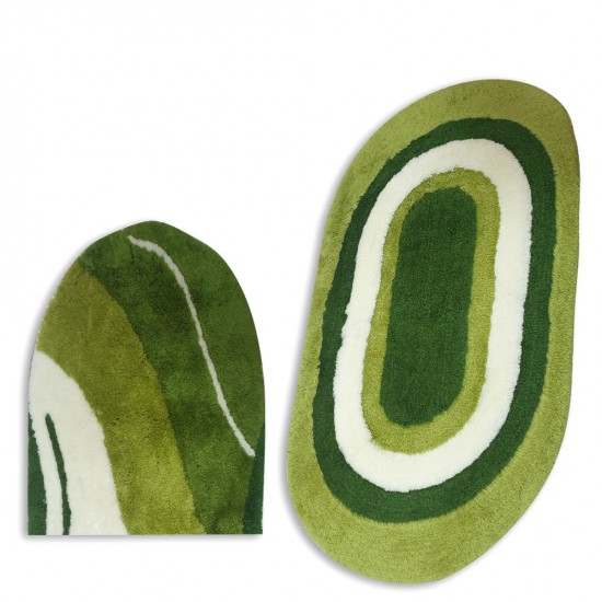 Covorase de Baie, Set 2, In Verde