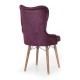Scaun tapitat dining/bucatarie, JULIETTE Bordo, material textil, cadru Lemn Scaun tapitat dining/bucatarie, JULIETTE Bordo, material textil, cadru Lemn