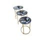 Masuta Marbella set 3 sticla securizat, picioare metal auriu nr.15 Masuta Marbella set 3 sticla securizat, picioare metal auriu nr.15
