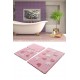 "ALICE Roz" Set 3 Covorase de baie