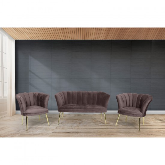 Set Canapea London Queen Coffee Set, Maro