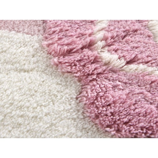 Covoras de baie ROZE IN ALB. 100 CM X 60 CM