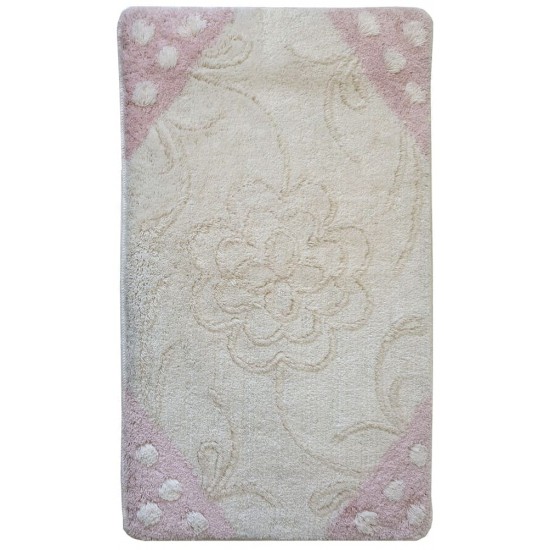 Covoras de baie ROZ COLTAR. 100 CM X 60 CM