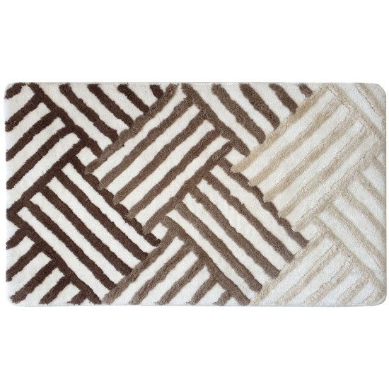 Covoras de baie KARE LINE. 100 CM X 60 CM