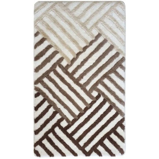 Covoras de baie KARE LINE. 100 CM X 60 CM