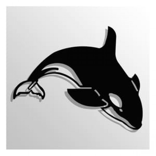 Decor de Perete din METAL, Delfin, 50cm x 70cm Decor de Perete din METAL, Delfin, 50cm x 70cm