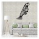 Decor de Perete din METAL, Papagal, 38cm x 50cm Decor de Perete din METAL, Papagal, 38cm x 50cm