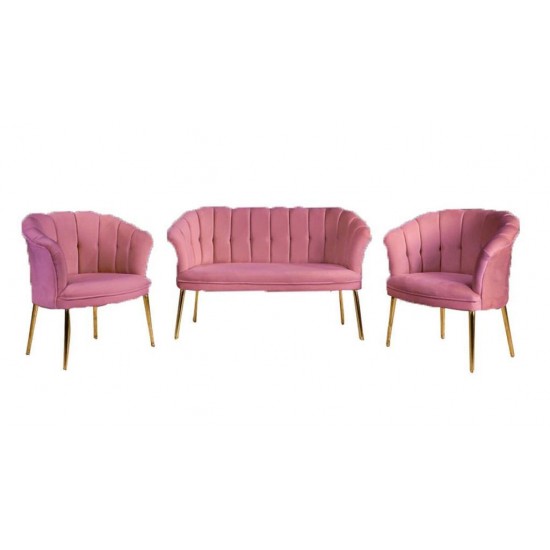 Set Canapea London Queen Coffee Set, Rozalin