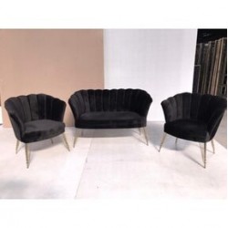 Set Canapea London Queen Coffee Set Negru