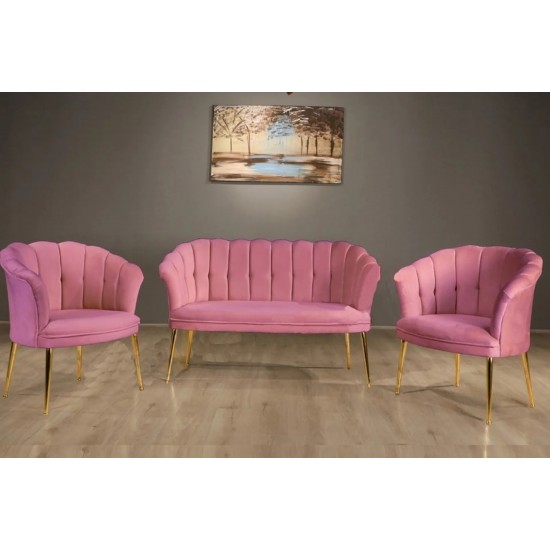 Set Canapea London Queen Coffee Set, Rozalin