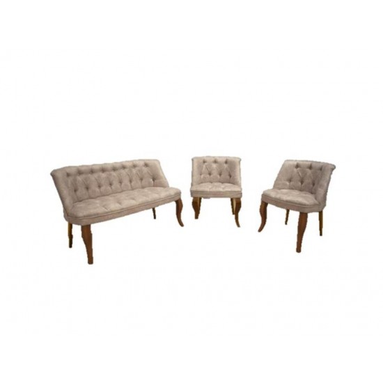 London Times Coffee Set, Crem, Tapitat Textil, 1 Canapea 2 Locuri, 2 Fotolii, Cadru si Picioare Lem London Times Coffee Set, Crem, Tapitat Textil, 1 Canapea 2 Locuri, 2 Fotolii, Cadru si Picioare Lem